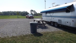 We Were the Onliest Ones In The Saganing Eagles RV Park