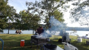 Flippin' Burgers for the Company Picnic