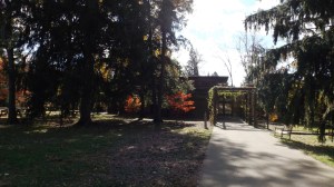Entrance to the VC (Yes, That's  Vegetation on the Roof, Not Overgrown Gutters)