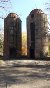 Silos Housing Vending Machines and Recycling Bins
