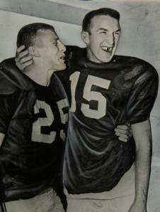 Jim and NFL Hall of Famer Tommy McDonald