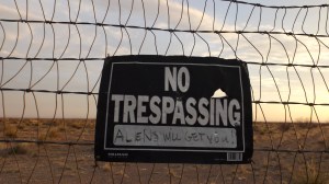 There's This Fence To Keep People From Finding Them Projectors