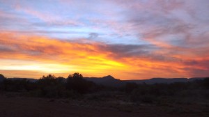 Sunset From Our Campground