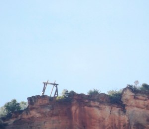 Flanigan's Log Handling Swing Set