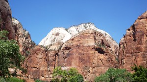 Bystanders Alongside the Emerald Pool Trail