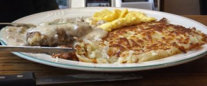 Chicken Fried Steak (That's No Salad Plate, Jim; That a Charger!)