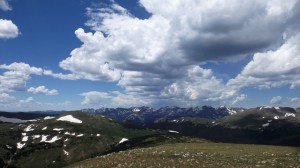 Rocky Mountain NP with Clouds