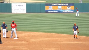 6'5" in Red and 5'6" in Blue (far right)