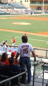 Randal Grichuk's Dad and Mom Were Right There With Us in the Cheap Seats ... Is Randal Going to Be Sent Down?