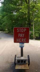 In the Middle of the Road Beside the Fee Station, and They Still Ask "We Gotta Pay???"