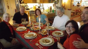 Walt, Jule, and Some Old Fat Guy with Soup