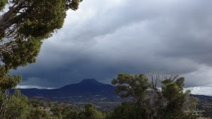 Pedernal with a Bad Storm Movin' In