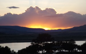 Later Sunset Over the Lake