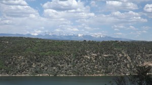 McPhee Reservoir w Mountains